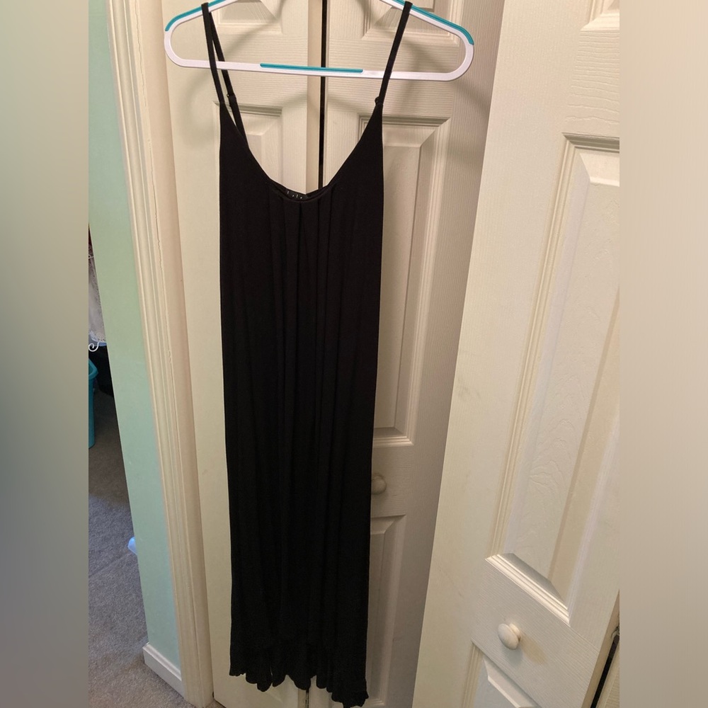 Nicole Miller New York Black Maxi Dress Size Medium